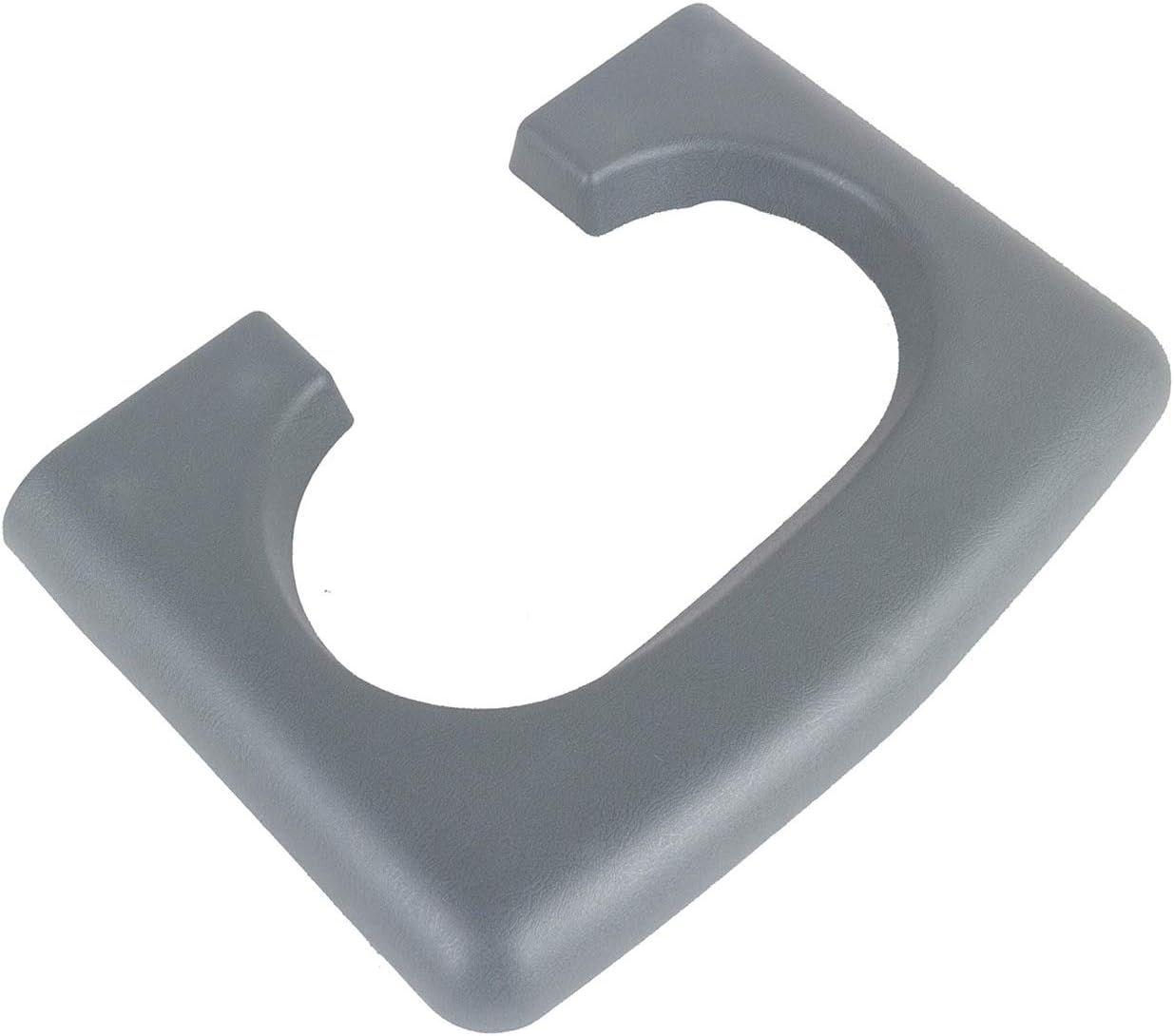 KARPAL Center Console Cup Holder Armrest Replacement Pad Compatible with 2004-2014 Ford F150 Gray thumbnail