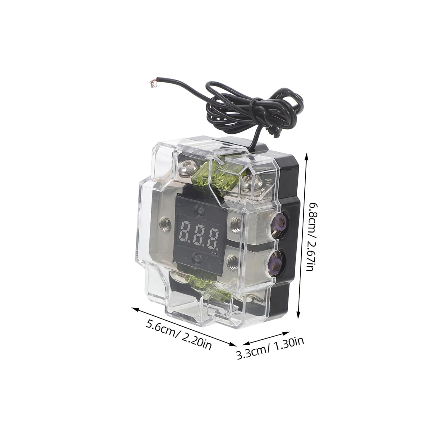 Cabilock Multi-Function Fuse Block Car Audio Fuse Holder Auto Amplifier Easy Install