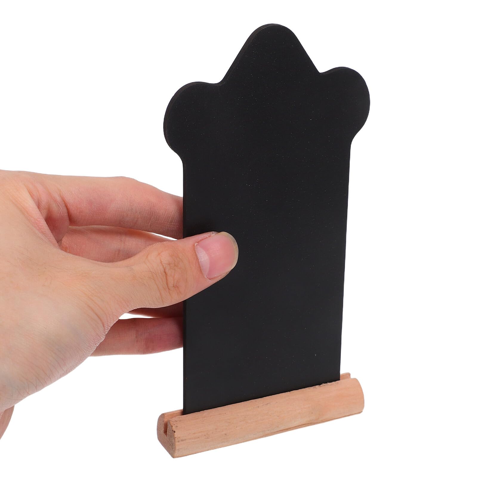 Sosoport 16 pezzi Mini Lavagnette da Tavolo Doppia Faccia con Supporto Lavagne Nere Riutilizzabili Forma per Matrimoni Cucina e Decorazioni Casa