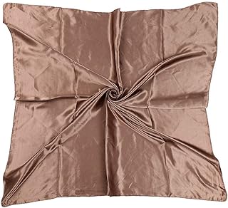 ASUITOFK '35'' Womens Large Satin Square Scarf Silk Feeling Hair Wrapping Gift Headscarf Scarves'
