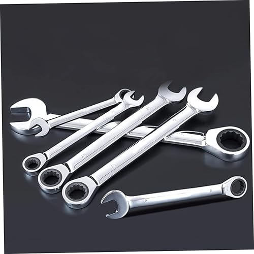 Miniatura 5 de Uonlytech 2 piezas de trinquete llave de 0.394 in súper socket llave dicéfala llave mini llave miniatura kit de llave giratoria juego de llaves de