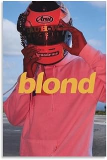 WEU GIOG Frank Ocean Blond Canvas Poster Wall Decorative Art Painting Living Room Bedroom Decoration Gift Unframe-style24x36inch(60x90cm)