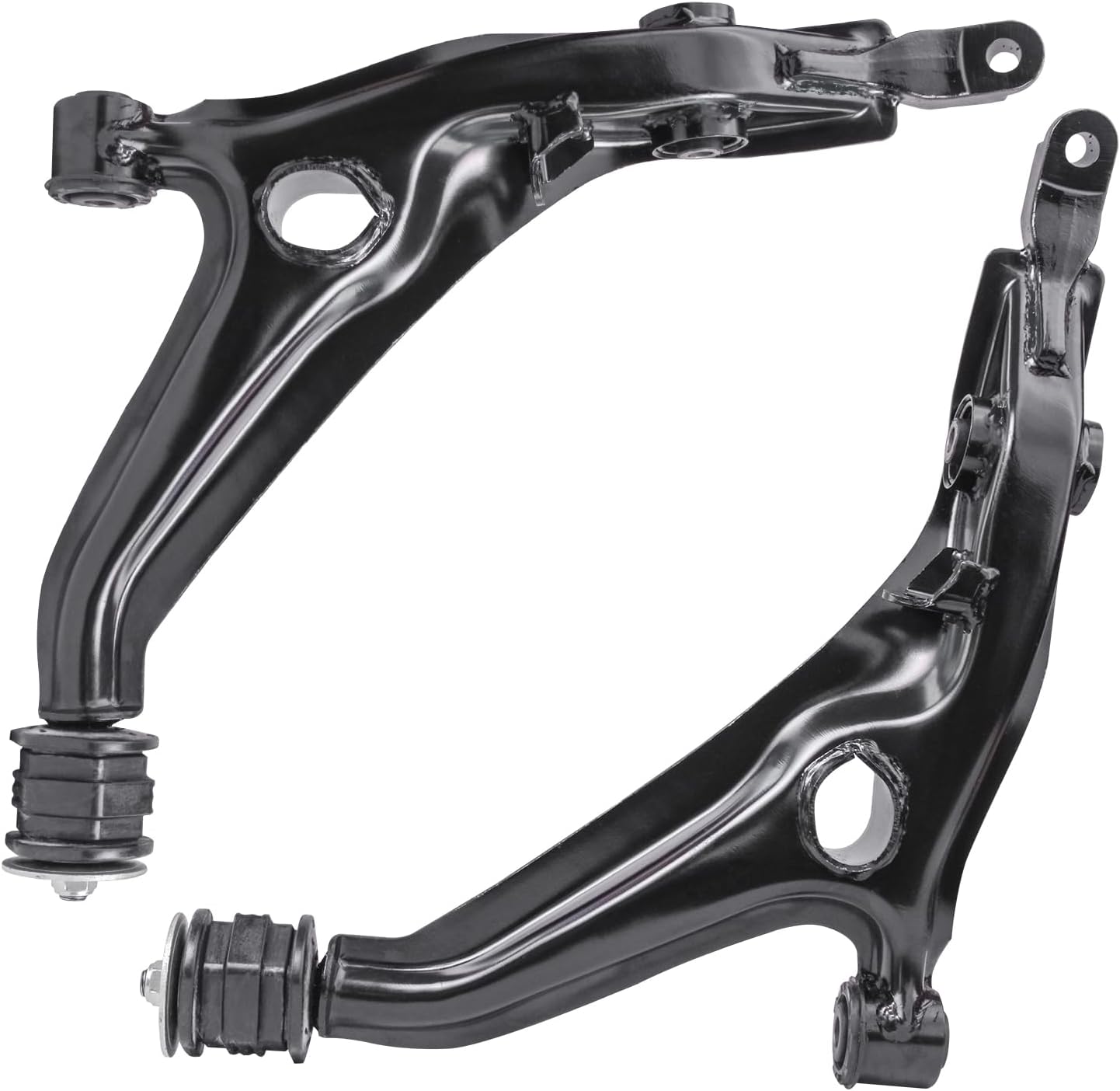 Detroit Axle - 14pc Front End Suspension Kit for 1997-2001 Honda CR-V Upper & Lower Control Arms Ball Joints Wheel Bearing Hubs Assembly Inner & Outer Tie Rods Boots 1998 1999 2000 CRV Replacement