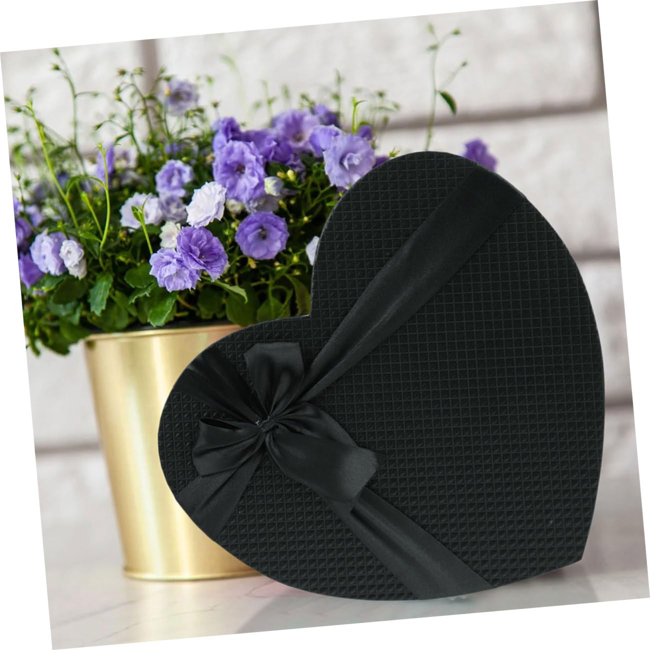 DECOMELODY 2stücke Herzförmige Geschenkboxen Für Blumenarrangements Kreative Verpackung Für Valentinstag Schwarze Geschenkverpackung Für Süßigkeiten Und Schmuck Für Hochzeiten Und