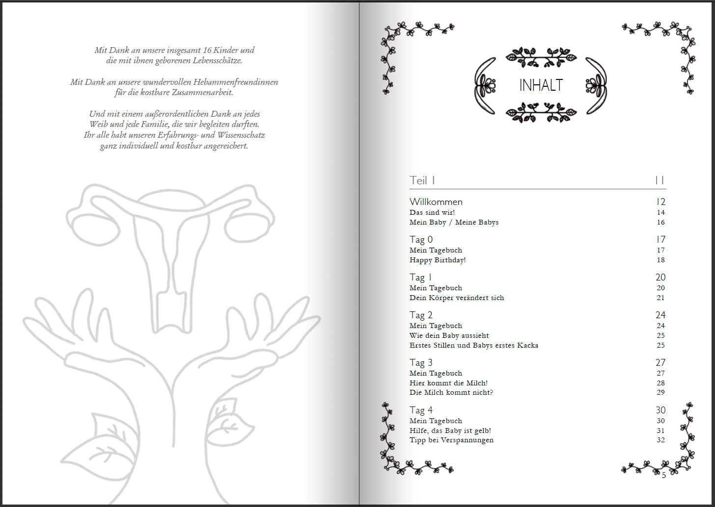 Wochenbett - Überlebenshandbuch, Tagebuch und Anker für die ersten Wochen nach der Geburt: Basiswissen, Illustrationen und Übungen, Praxistipps