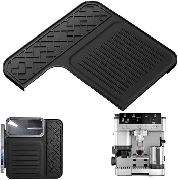 Kunoli Mat for Ninja Luxe Espresso Coffee Machine ES601 Black | Silicone Top Mat Accessories for Ninja Luxe Cafe, Protects Top Surface, Anti-Slip, Waterproof, Heat-Resistant