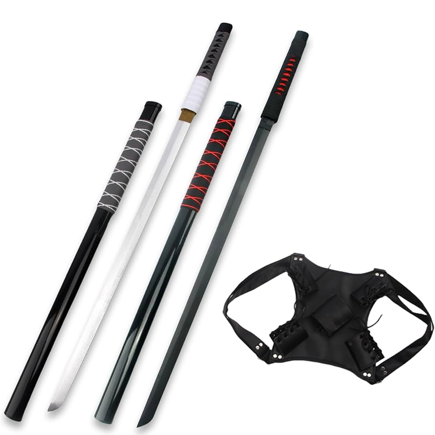 忍者刀　模造刀　コスプレ 楽天市場】忍者刀（模造刀）卍鍔・黒赤 107cm≪伊賀流忍者店