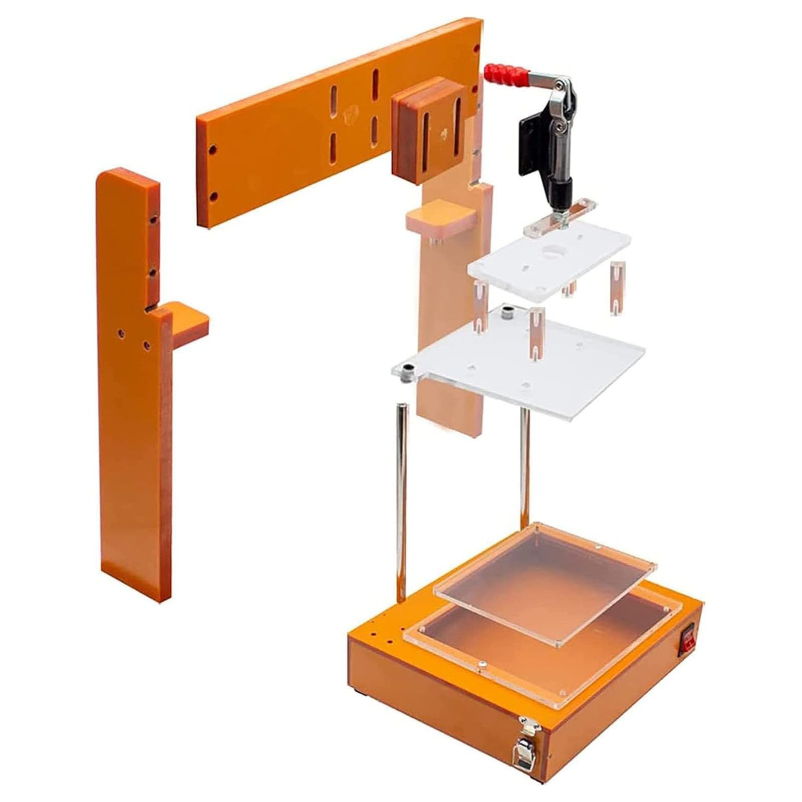 Herramienta De Prueba Con Carrera De 60 Mm Para Plantilla Pcb Universal Y P | Bastidor De Prueba De Accesorio De Baquelita Impreso, Soporte De Prueba De Placa De Circuito DIY Para Pruebas(150-130-60)