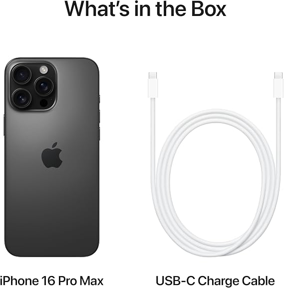 Apple iPhone 16 Pro Max 256GB: 5G Mobile phone with Apple Intelligence - Black Titanium + Silicone Case with MagSafe - Black