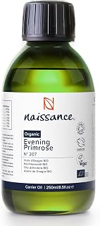 Naissance Organic Evening Primrose Oil (No. 207) 450ml - Natural, Certified Organic, Cruelty Free, Vegan - Nourishing and Hydrating For All Skin Types
