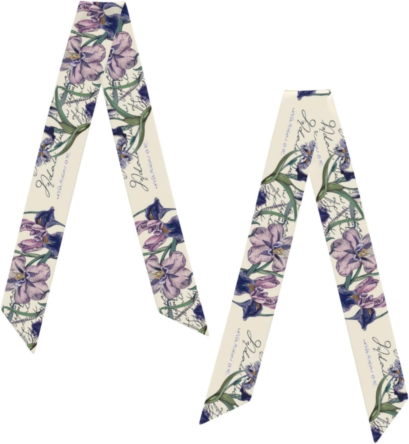 Head Scarf Hair Neck Scarves for Women Fashion Purse Bag Scarfs Handbags Silky Satin Headscarf Charms - Image 7