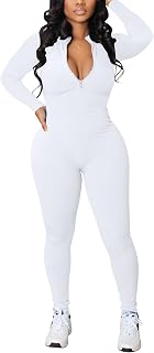 Women's Sexy Jumpsuits Workout Sleeveless Ribbed One Piece Casual Pants Plus Size Romper Summer Outfits