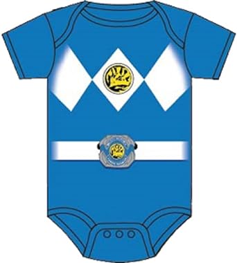 Power Rangers Infant Baby Romper Onesie - Ranger Costume Cosplay Outfit