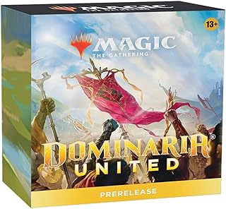 MTG Magic The Gathering Dominaria United Prerelease Pack Kit - 6 Draft Booster Packs + More! Multicoloured