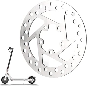 Bike Disc Brake Rotor, 120mm/4.7in Diameter Stainless Steel Bicycle Brake Disc with Mounting Bolts 5 Hole Replacement Part for M365 / PRO / PRO2 Electric Scooter