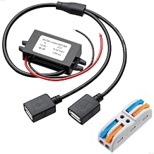 12/24V to 5V 3A Dual USB DC-DC Step Down Regulator for Car Truck
