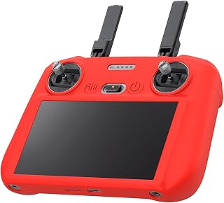 REFLEX CAMERA DJI RC 2 리모컨용 레드 실리콘 커버 - DJI Mavic Air 3용 충격 방지 보호 케이스, 경량 및 내구성