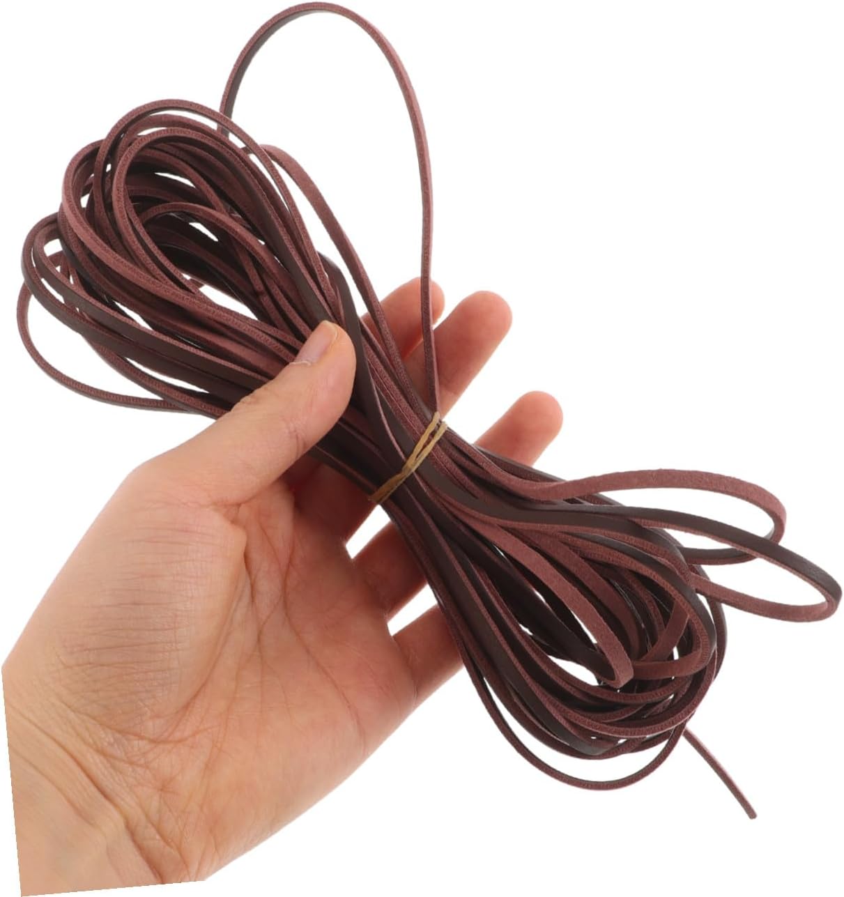 Craft Fake Leather Cord Yards Flat for Shoe Laces Jewelry Making Braiding String