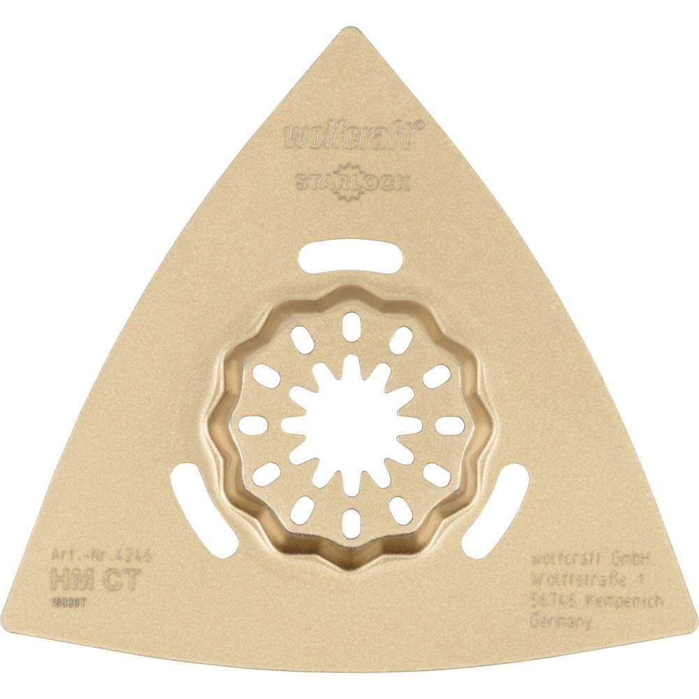 Wolfcraft 4246000 Schleifplatte "Expert" 80 mm, 1 V