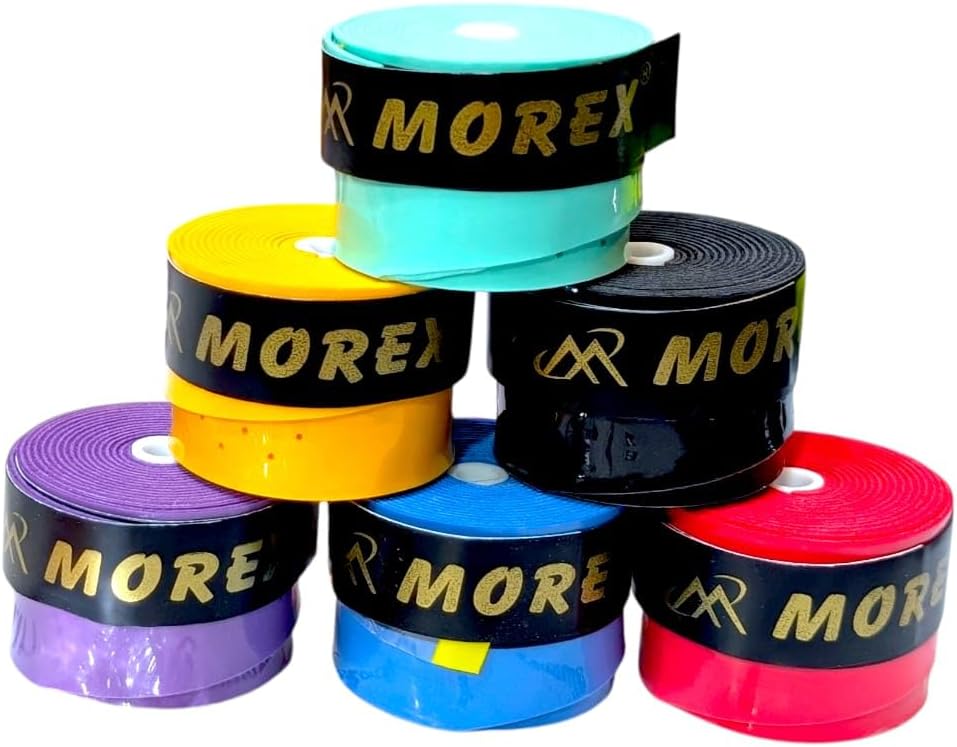 MOREX Badminton Grip 1.9MM Super Strong Quick Drying High Elasticity PU06 DOTED Ultra Tacky (6)