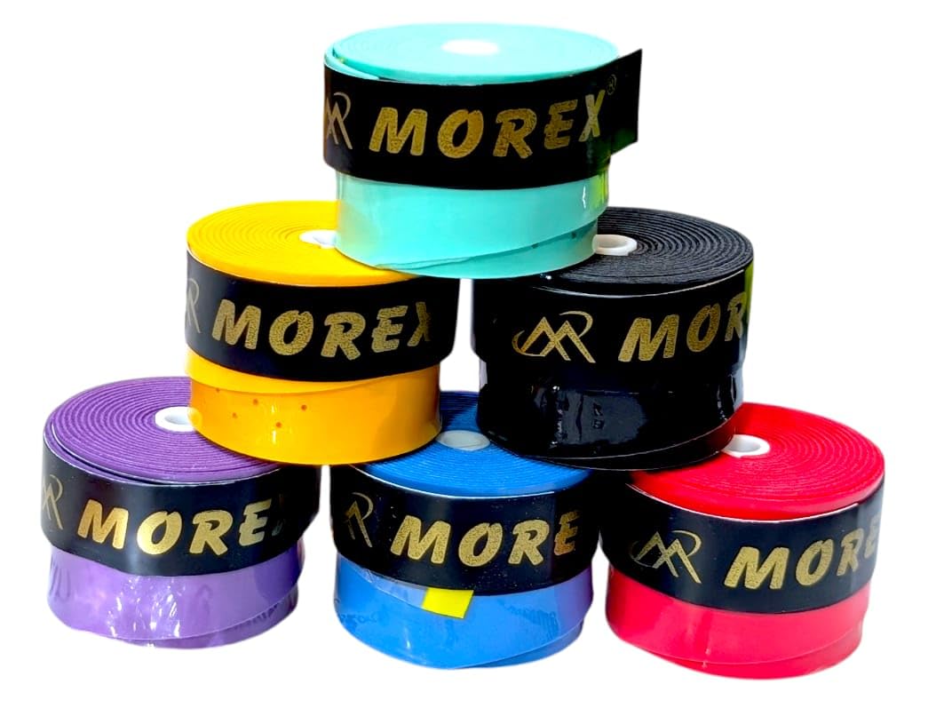 MOREX Badminton Grip 1.9MM Super Strong Quick Drying High Elasticity PU06 DOTED Ultra Tacky (6)