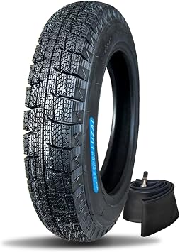 3.00-12 Dirt Bike Tire and Inner Tube Set - Universal Replacement 80/100-12 Tire with Inner Tube Set for Dirt Pit Bike | 47J 4 P.R. | Maximum Load 385 pounds
