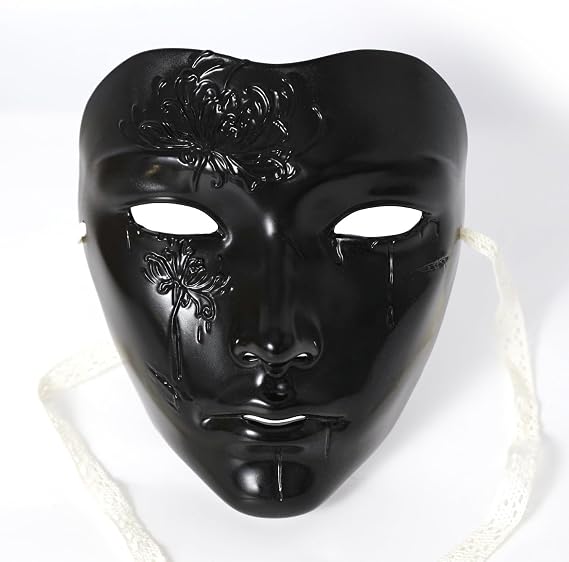 Full-Color Mask Collection 3-PCS Mask Set (Golden+Sliver+Black)