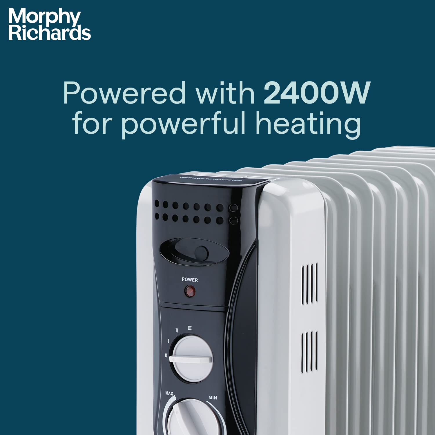 Morphy Richards OFR Room Heater, 9 Fin 2000 Watts Oil Filled Room Heater  with 400W PTC Ceramic Fan Heater, ISI Approved (OFR 9F White/Black) :  Amazon.in: Home u0026 Kitchen
