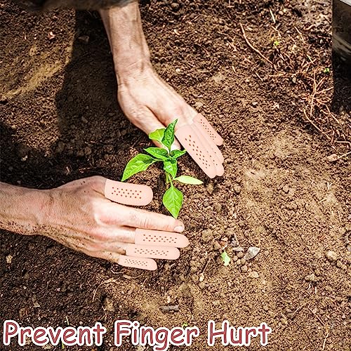 16Pcs Gel Finger Cots With Air Holes, Gel Finger Protectors Finger Covers Protection For Finger Tips, Breathable Finger Covers Finger Caps Gloves Finger Protectors For Wound, Finger Cracking #TOP2