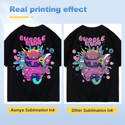 Aomya Refil de tinta de sublimação compatível com impressora Epson EcoTank Supertank jato de tinta E