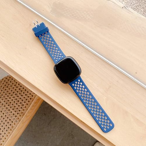 Miniatura 8 de Seleek Bandas de Reemplazo Compatibles con Fitbit Versa 3 Versa 4 SenseSense 2, Correas de Pulsera de Fitness de Accesorio Ajustable de Silicona