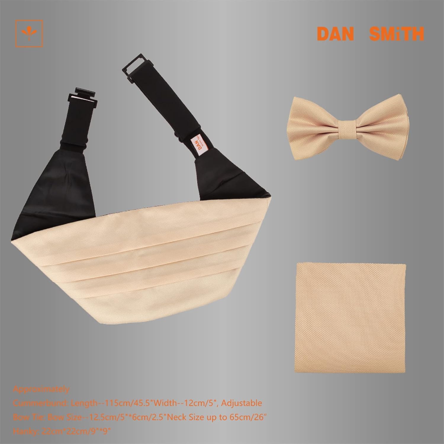 Dan Smith Geomeetic Cummerbund For Mens Black Cummerbunds Elastic-Band Sports Coats Full Age C.C.AE.I.008 Black Silk Blend : Clothing, Shoes & Jewelry
