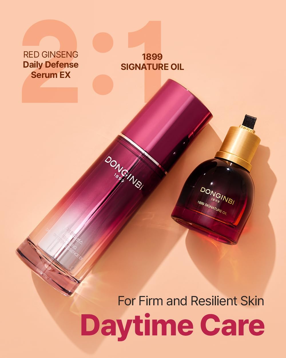 Donginbi Red Ginseng Daily Defense Essence - Firming & Skin Barrier Repair Serum for Dry Skin, Korean Red Ginseng Essence, Korean Skin Care Gifts for Women, 1.01 floz / 30ml - Image 6