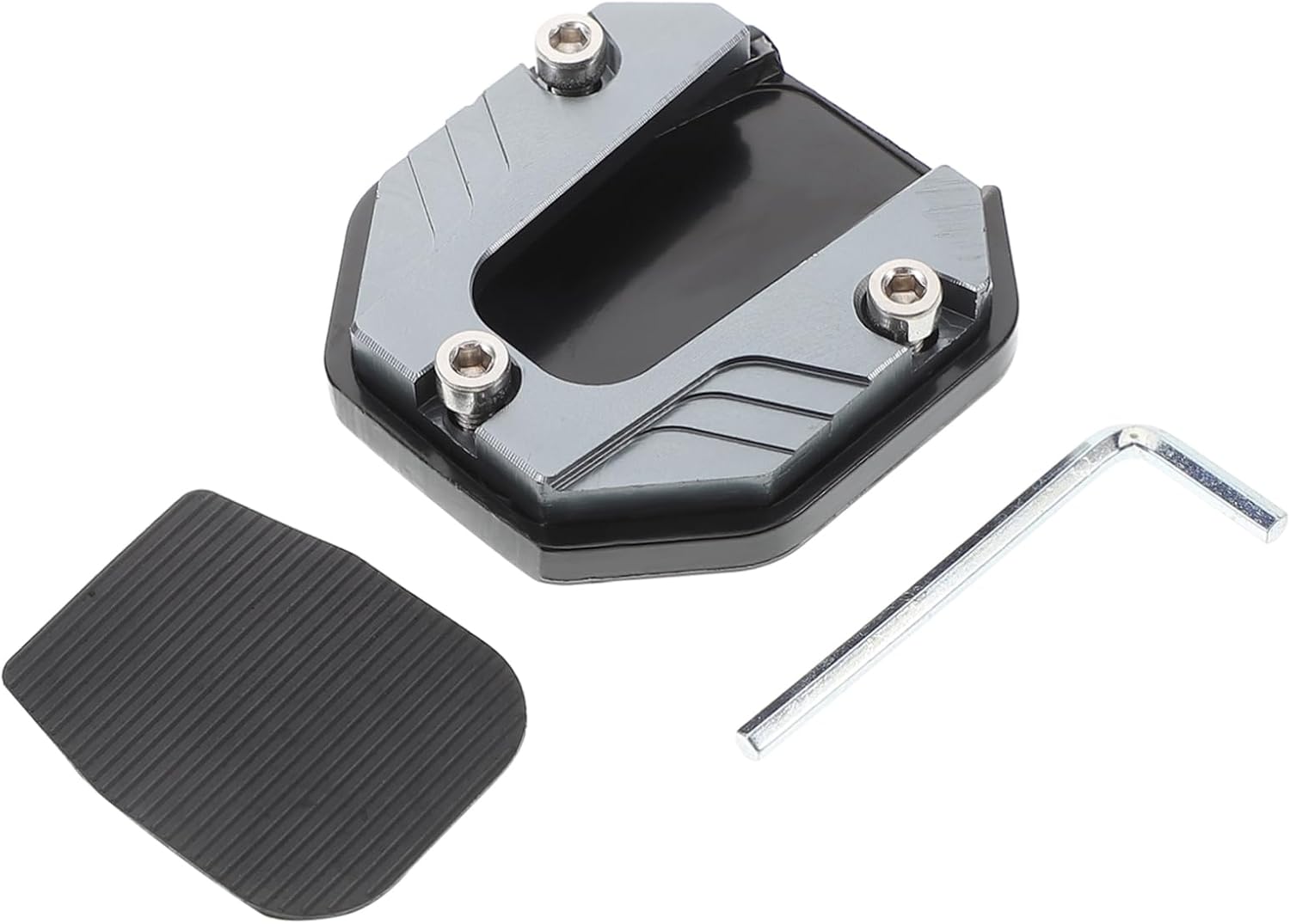 Motorcycle Kickstand Support Pad Metal Anti Slip Extension Plate