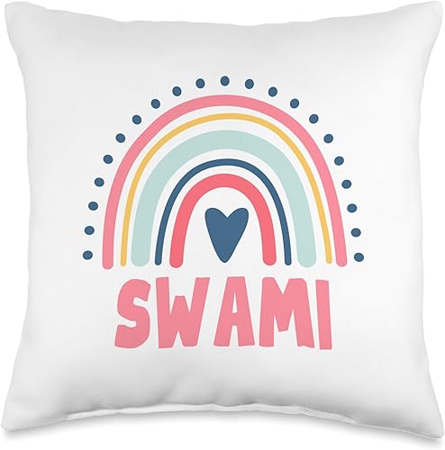Miniatura 4 de Idea Regalo Personalizzata con Nome Gifts Idea Swami Name Custom Woman Myth Legend Pink Birthday Party Throw Pillow, 18x18, Multicolor
