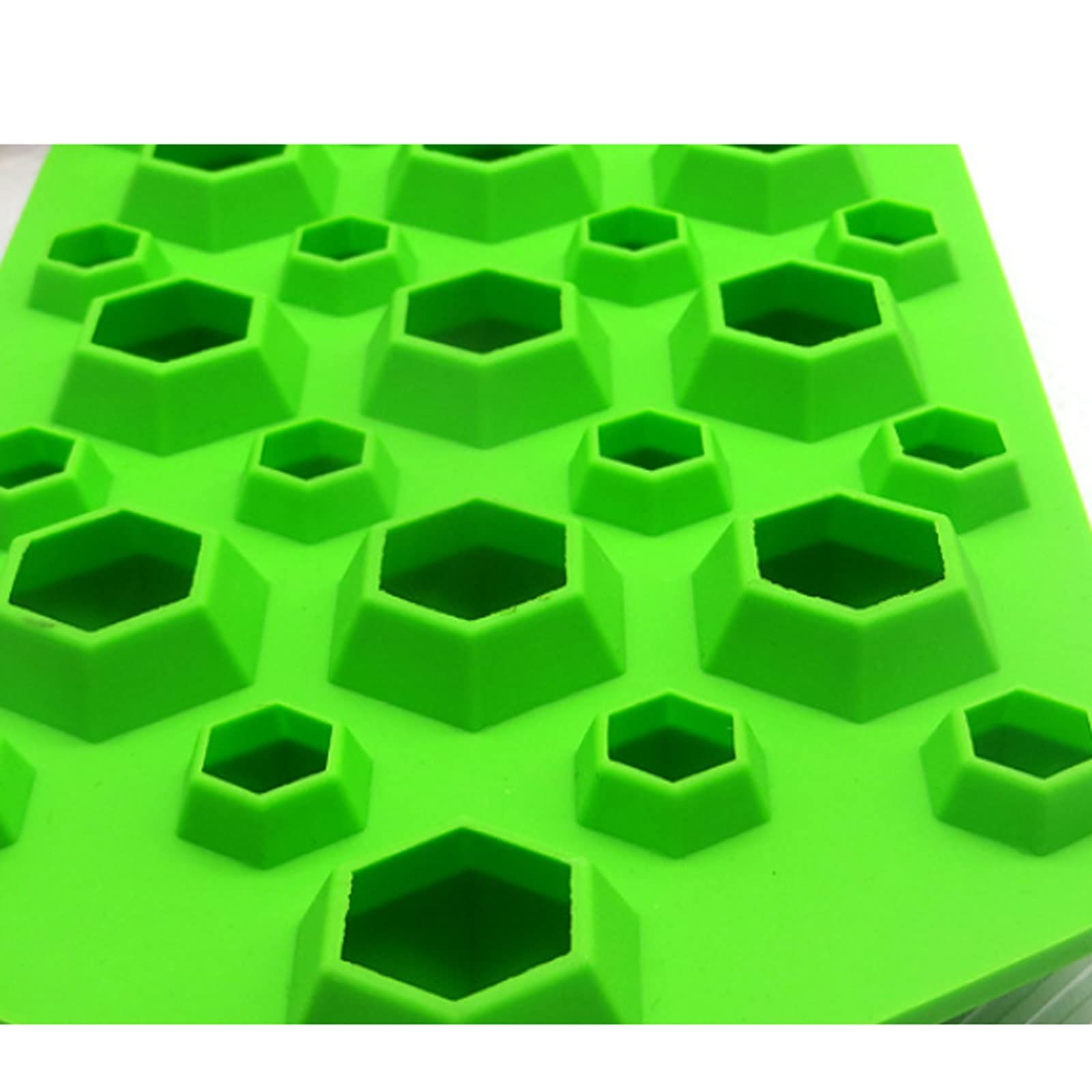 JINGYAN Bacs à glaçons Cool Cube Chocolate Soap Tray Mold Silicone Fodant Moulds