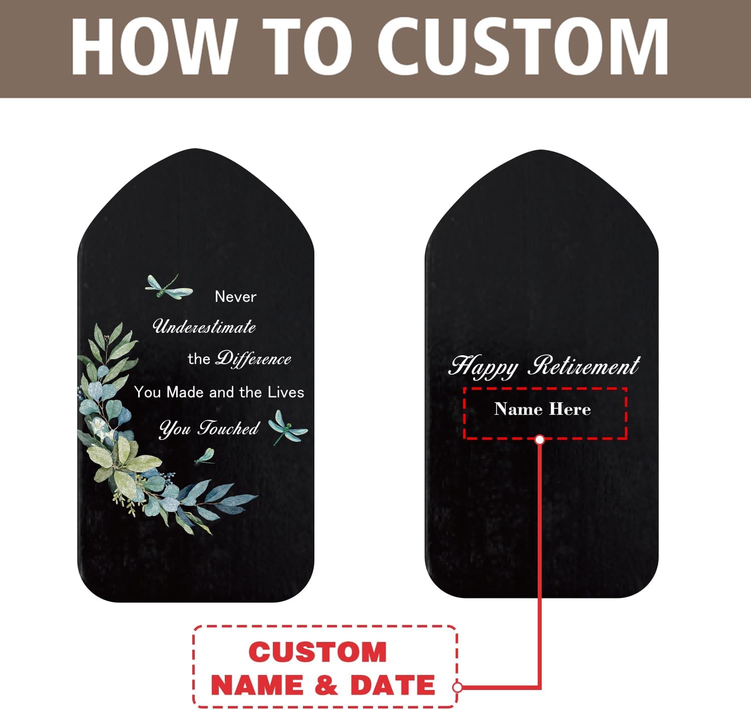 Personalized Retirement Wind Chimes, Happy Retirement Wind Chimes Gifts for Woman/Man/Teacher/Nurse/Doctor, Customized Wind Chimes for Retire, Metal Decorative Wind Chimes Outdoor