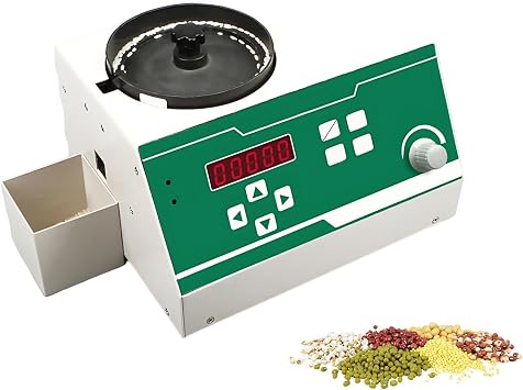 Electric Seed Counter Machine Particle Counting Machine, Microcomputer Adjustment Adjustable Velocity with Preset Stop for Accurate Grain Counting in Agriculture and Laboratory