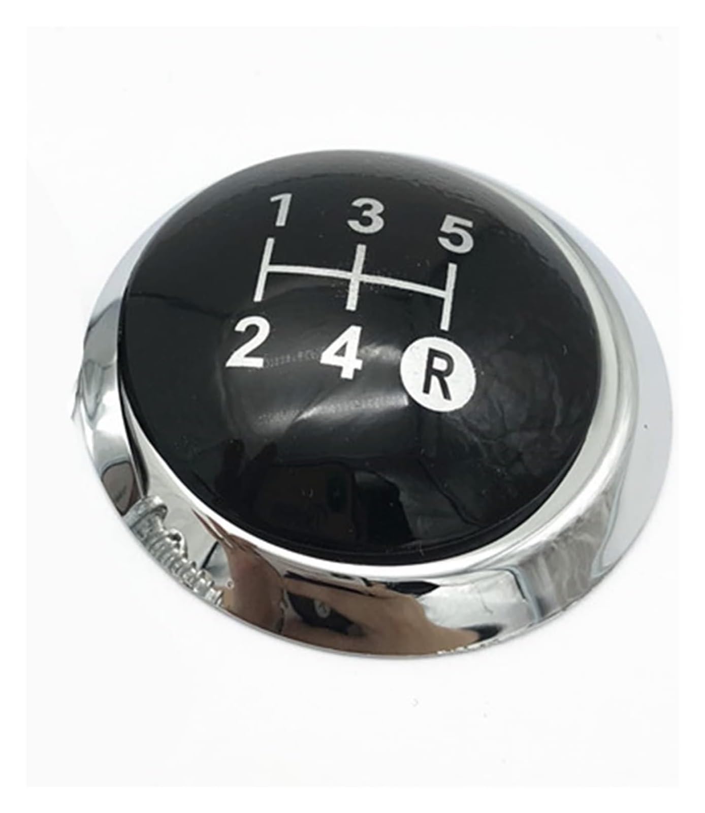 gangxiao Car Shift Gear Knob for Toyota for Corolla 1.8MT for AVENSIS for Yaris D4D for RAV4 5 6 Speed Gear Shift Knob Lever Emblem Cap Cover(5 Speed Black)