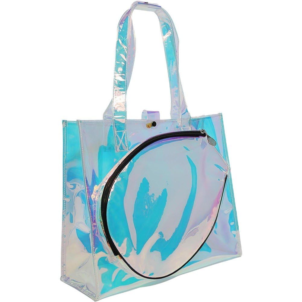 Sac de raquette de badminton à bandoulière avec grand rangement étanche pour accessoires de tennis