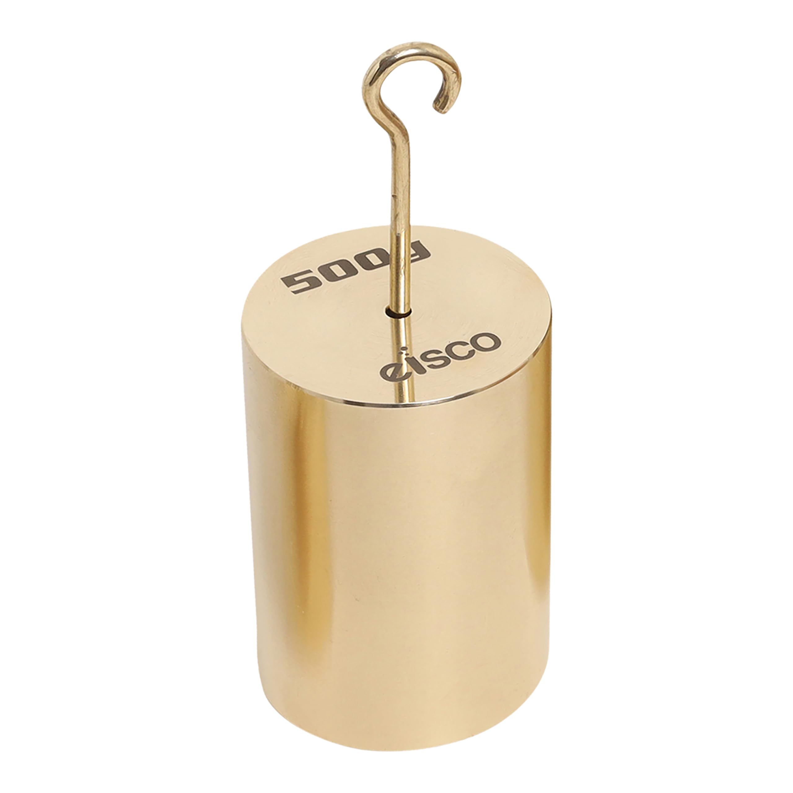 EISCO Double Hooked Weight Brass 500 Grams (1.10 Lbs.) Industrial & Scientific