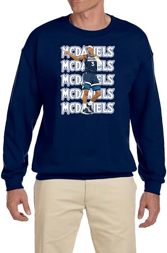 Minnesota Jaden McDaniels Text Pic Crew Neck Sweatshirt