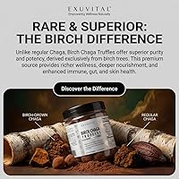 Vista 5 de Birch Chaga Truffles, Daily Wellness Support, Natural Superfood Bites, Immune Support, Skin Health, Gut Health, Hormonal Balance, with Dates