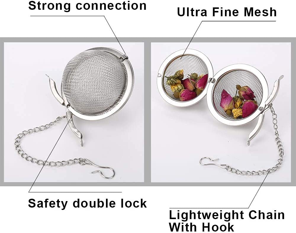 Stainless Steel Tea Infuser - Loose Leaf Tea Strainer -3