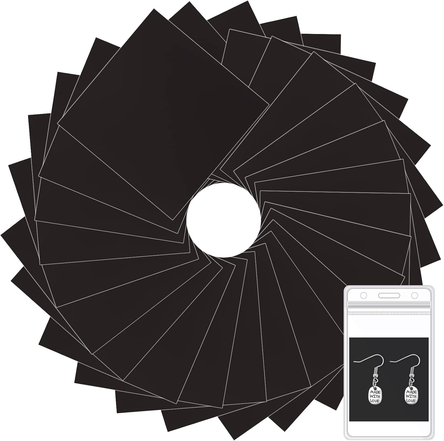 Hicarer 45 Pieces Anti Tarnish Strips Jewelry Anti...