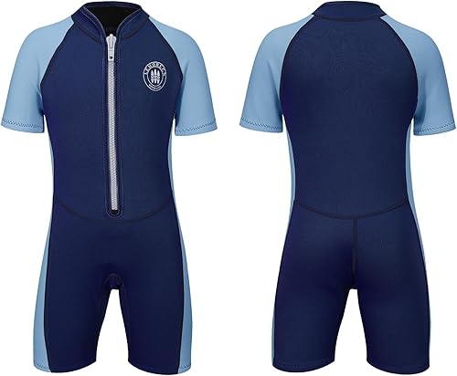 Vista 14 de Lemorecn Trajes de neopreno para niños de 0.118 in y 0.079 in, traje de neopreno prémium para niños y niñas