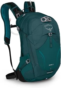 Osprey Sylva 12L Womens Biking Backpack with Hydraulics Reservoir, Baikal Green