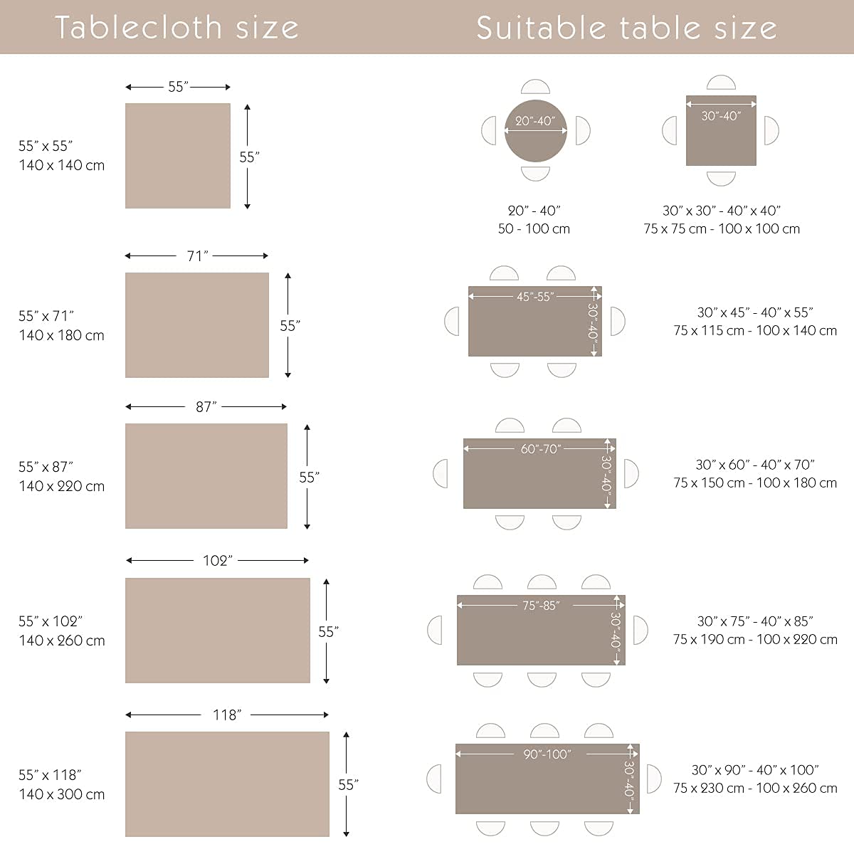Pahajim Mantel Mesa Algodon Lino Manteles Cuadrada Diseño de Borlas Elegante Antimanchas Cubierta de Lavable Resistente para Decoración de la Mesa de Comedor (Beige,90x90cm)