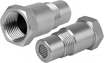 Lambda Sensor Adapter M18 x 1.5, Universal O2 Oxygen Sensor Spacer Adapater, Automobile O2 Sensor Extension Filter Adapter