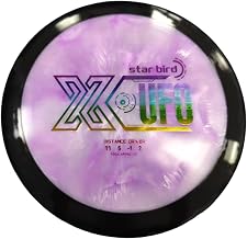 X-UFO Star Bird Disc, 170-180g, Disc Golf Driver, Suitable for Windy and Ultra Stable tee Shots, Ultra Stable Long Distance Driver, Colors May Vary